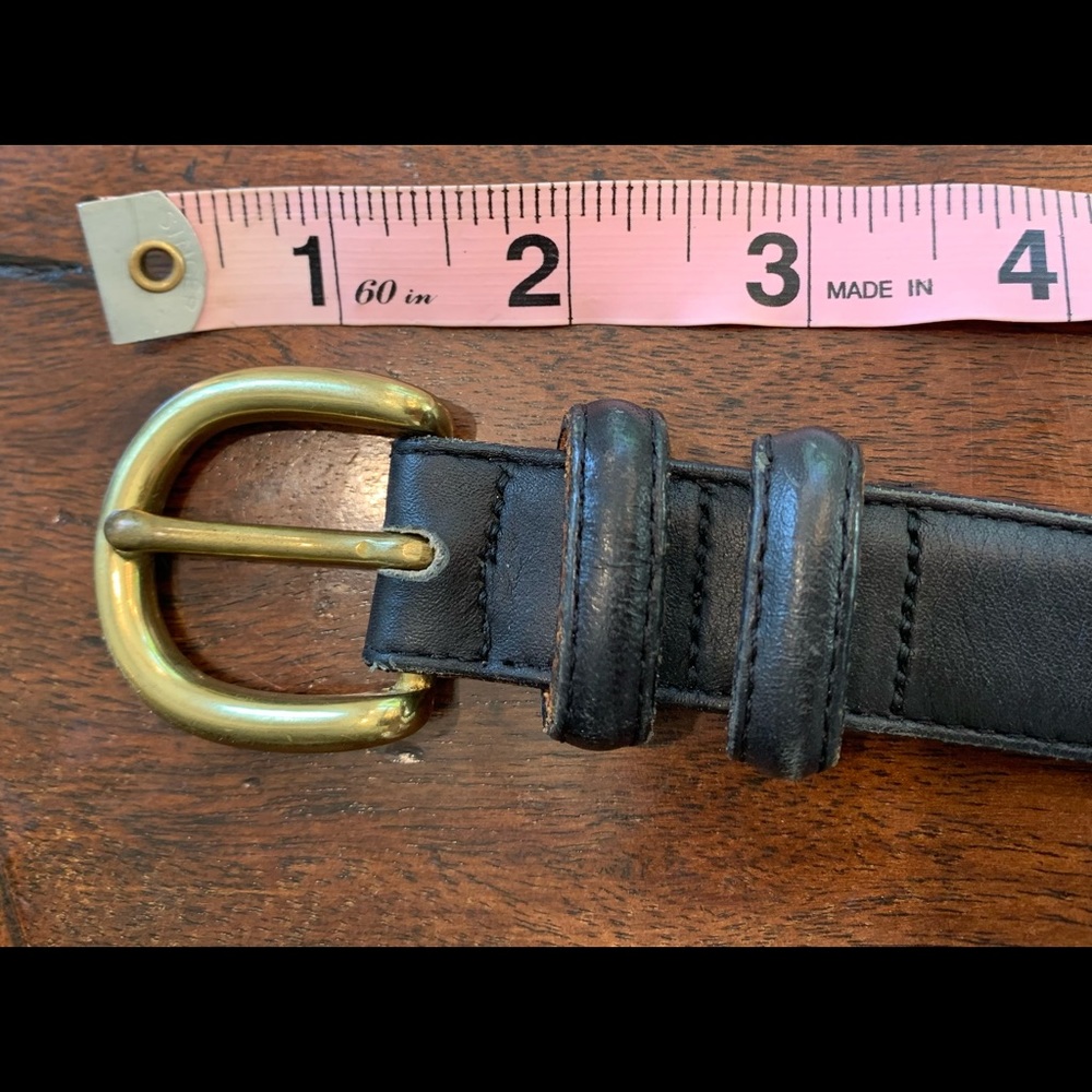 Black with gold buckle Nordstrom belt